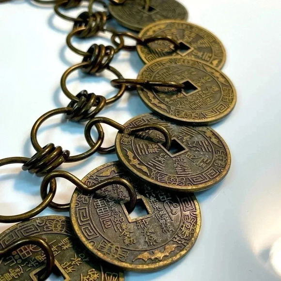 COPY - GOOD LUCK/GOOD FORTUNE COIN NECKLACE - Picture 1 of 6